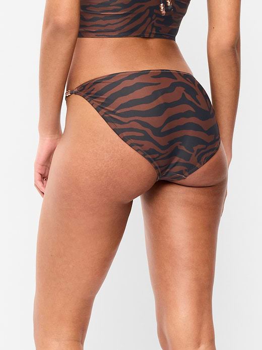 Old Navy Beaded Mid-Rise Bikini Swim Bottoms — photo 3