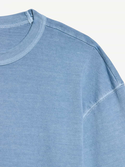 Old Navy Garment-Dyed Heavyweight Cropped T-Shirt — photo 5