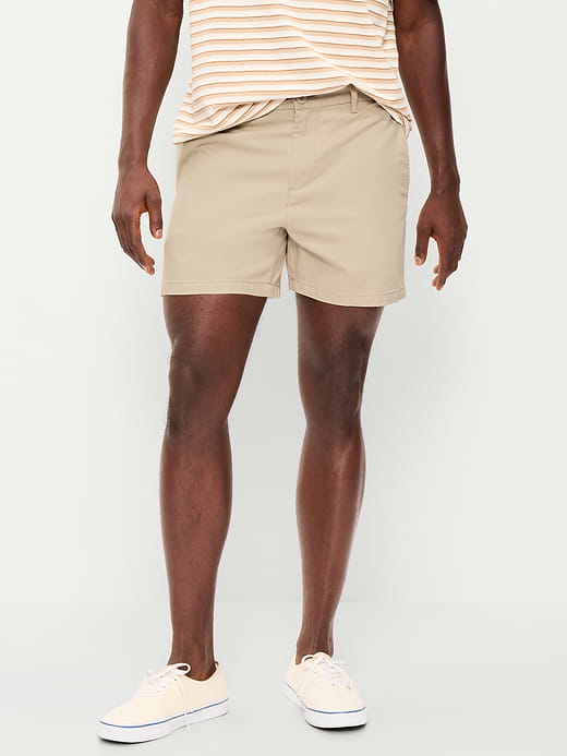 Old Navy Slim Built-In Flex Rotation Chino Shorts -- 5-inch inseam — photo 3