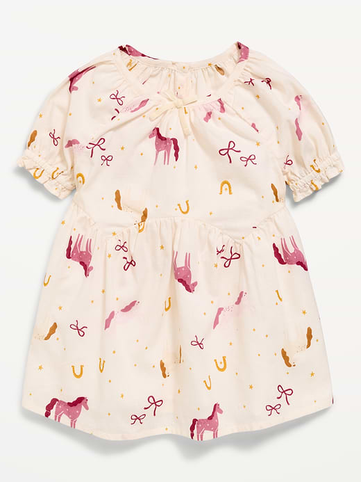 Old Navy Short-Sleeve Plaid Swing Dress for Baby — photo 1