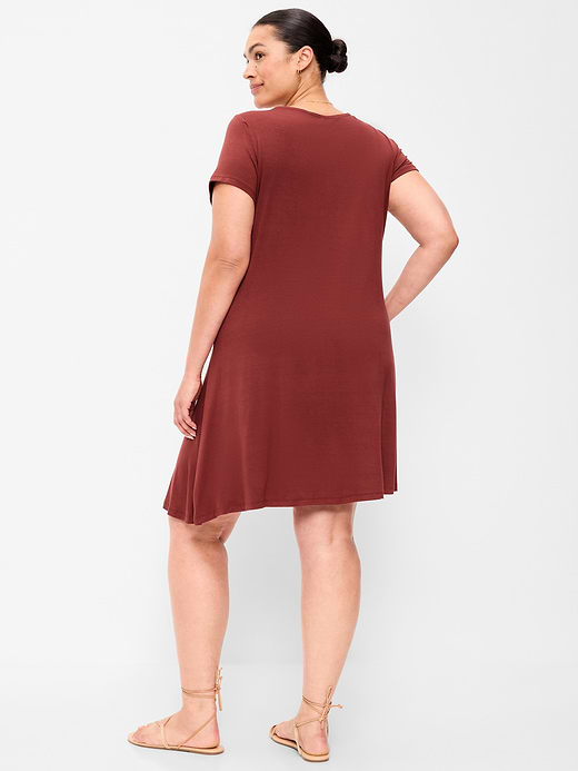 Old Navy Short-Sleeve Mini Swing Dress — photo 10