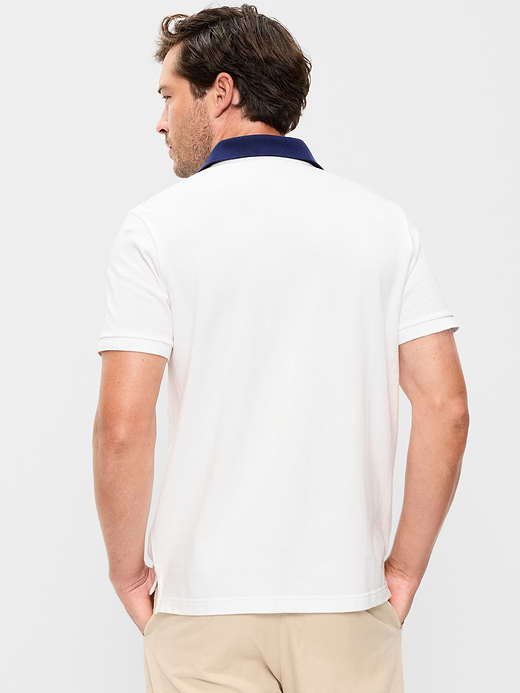 Old Navy Classic Fit Pique Graphic Polo — photo 3