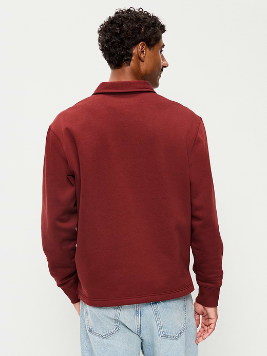 Old Navy Collared Fleece Quarter-Zip Pullover — photo 3