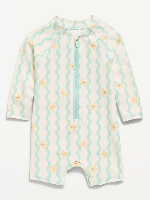Old Navy Printed Swim Rashguard Bodysuit for Baby — photo 1