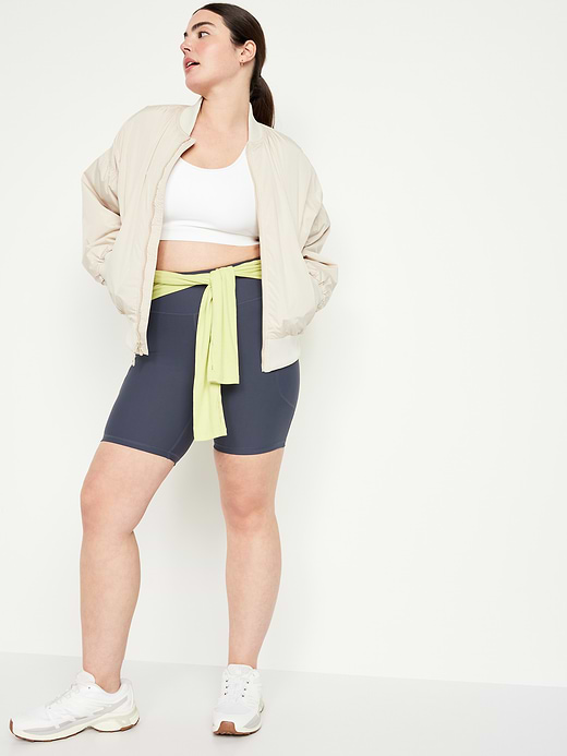 Old Navy High-Waisted PowerSoft Biker Shorts -- 8-inch inseam — photo 4