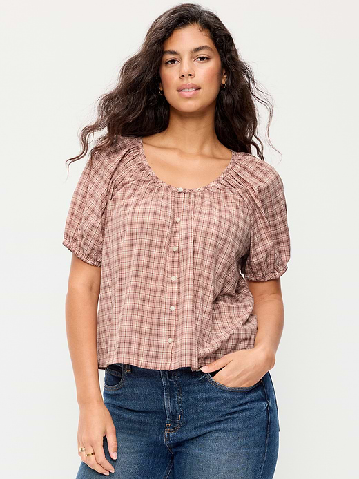 Old Navy Airy Button-Down Top — photo 6