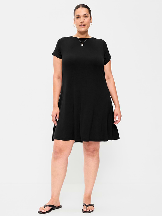 Old Navy Short-Sleeve Mini Swing Dress — photo 9