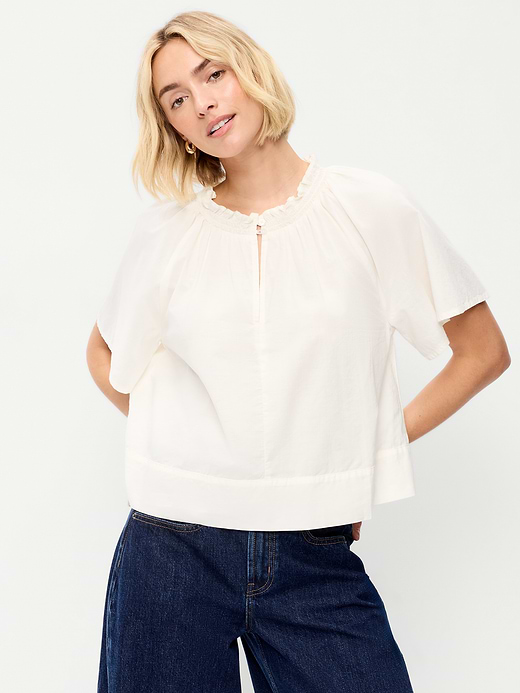 Old Navy Loose Short-Sleeve Striped Top — photo 5