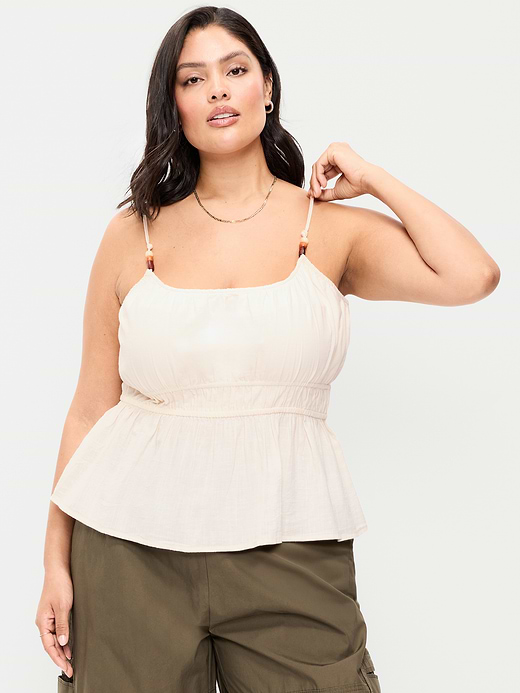 Old Navy Fitted Smocked Tank Top — photo 8
