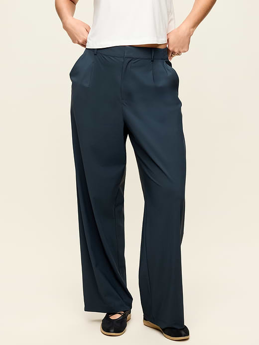 Old Navy High-Waisted SleekTech Trouser Pants — photo 7