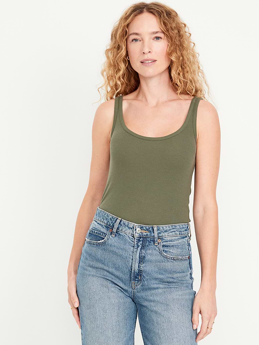 Old Navy First-Layer Ribbed Scoop-Neck Tank Top — photo 1