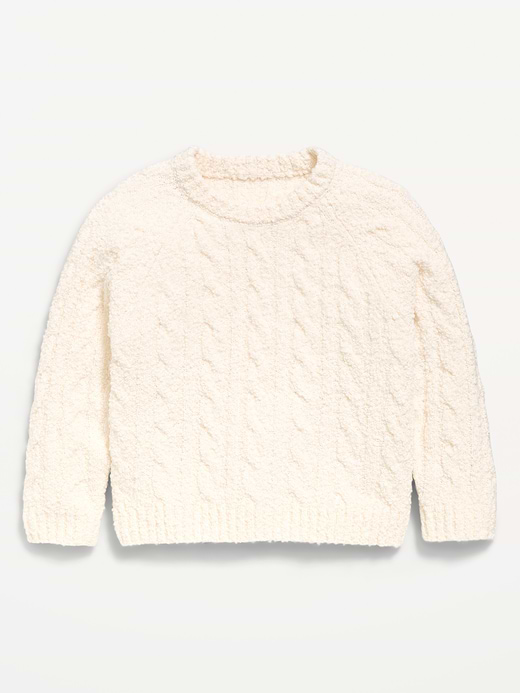 Old Navy Long-Sleeve Cable-Knit Sweater for Toddler Girls — photo 1