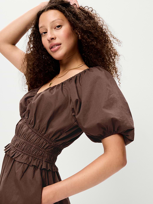 Old Navy Fit & Flare Prairie Midi Dress — photo 5