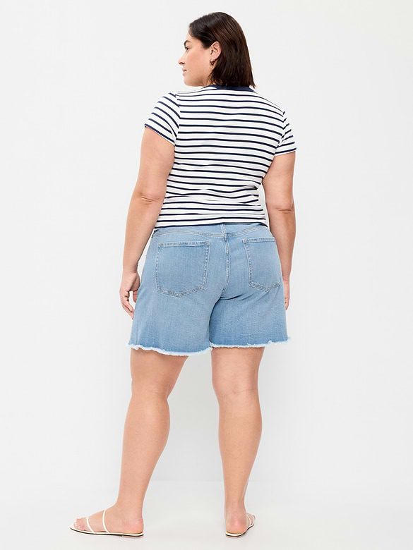 Old Navy High-Waisted OG Jean Cut-Off Shorts -- 7-inch inseam — photo 9