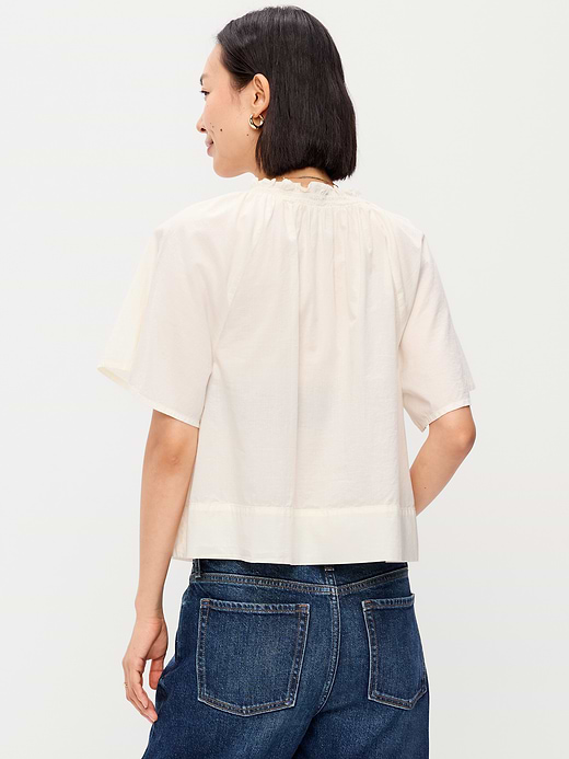 Old Navy Loose Short-Sleeve Striped Top — photo 3