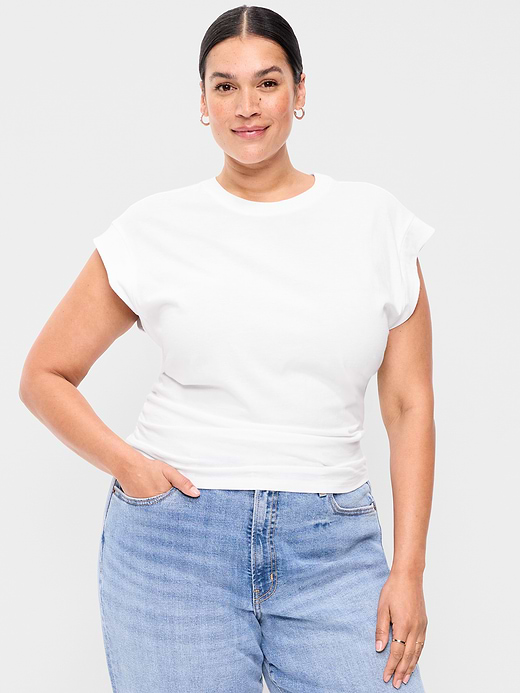Old Navy Cap-Sleeve Cinch-Waist Top — photo 8