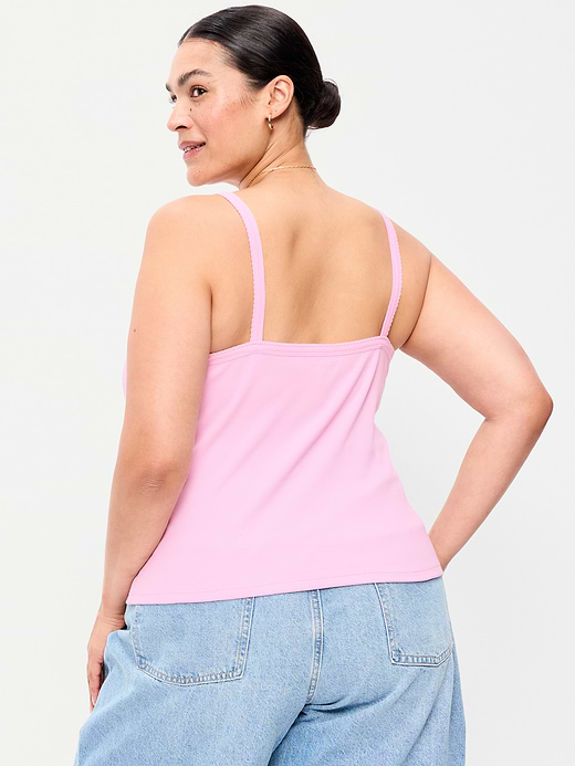 Old Navy Button-Front Cami Tank Top — photo 9