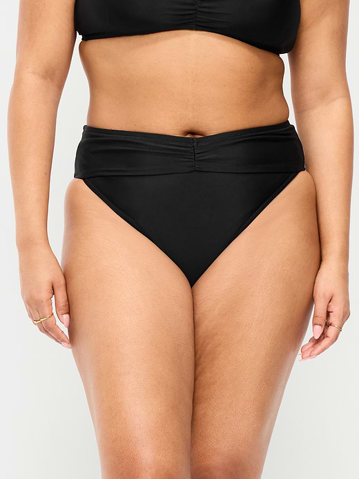 Old Navy High-Waisted Cinched Bikini Swim Bottoms — photo 5