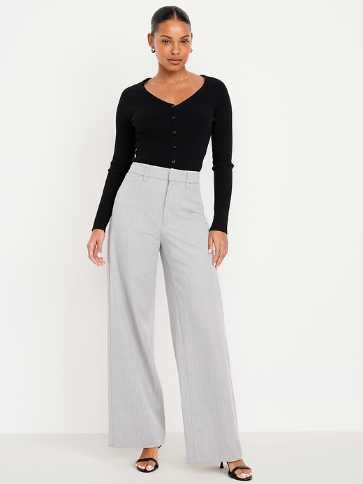 Old Navy High-Waisted Pull-On Pixie Wide Leg Pants — photo 1