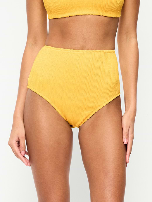 Old Navy High-Waisted Ribbed Bikini Swim Bottoms
