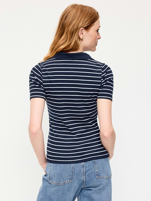 Old Navy Keyhole Polo Top — photo 3