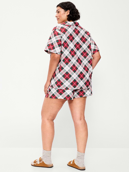 Old Navy Flannel Pajama Short Set for Women — photo 7