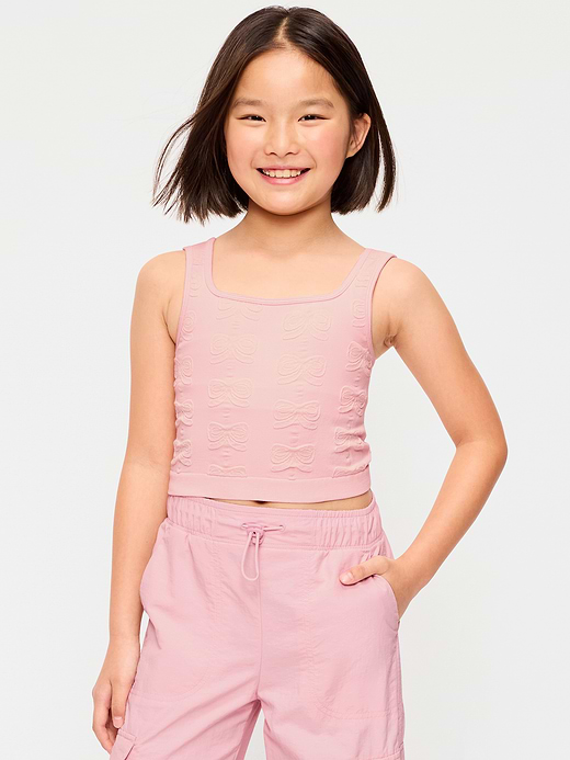 Old Navy Seamless Longline Bow Bra for Girls — photo 1