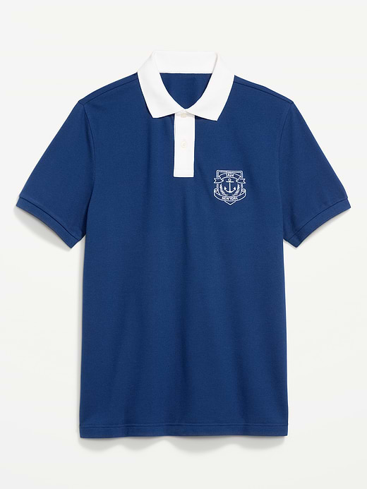 Old Navy Classic Fit Pique Graphic Polo — photo 5