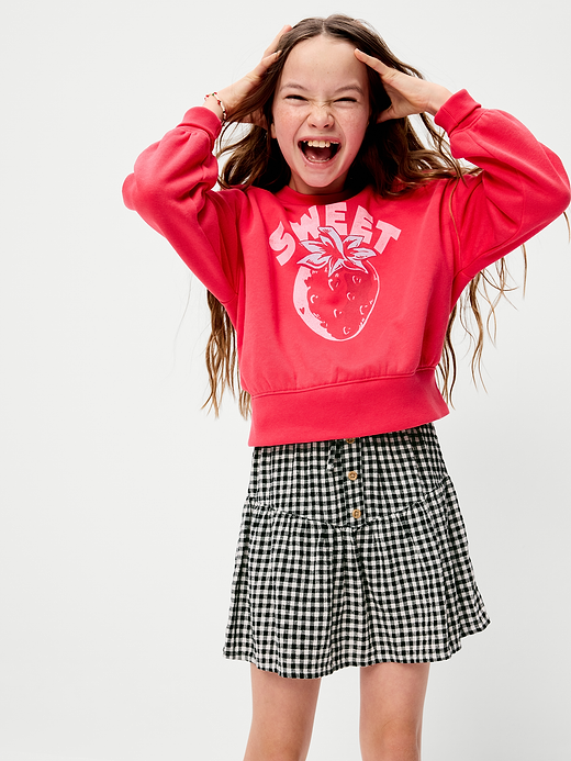 Old Navy Textured Eyelet Buttoned Skirt for Girls — photo 4