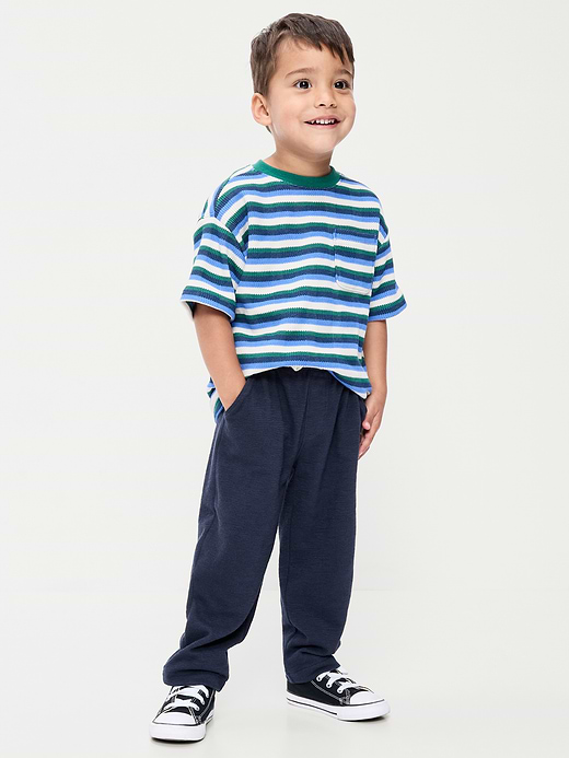 Old Navy Barrel-Leg Knit Pants for Toddler Boys — photo 1