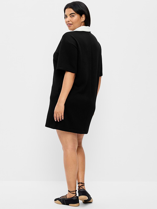 Old Navy Bounce Fleece Short-Sleeve Polo Dress — photo 5