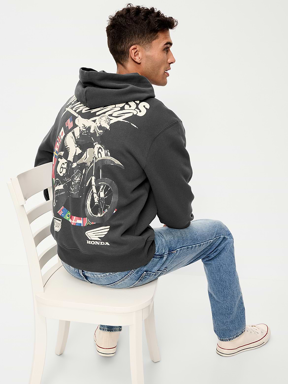 Old Navy Essential Popover Graphic Hoodie — photo 4