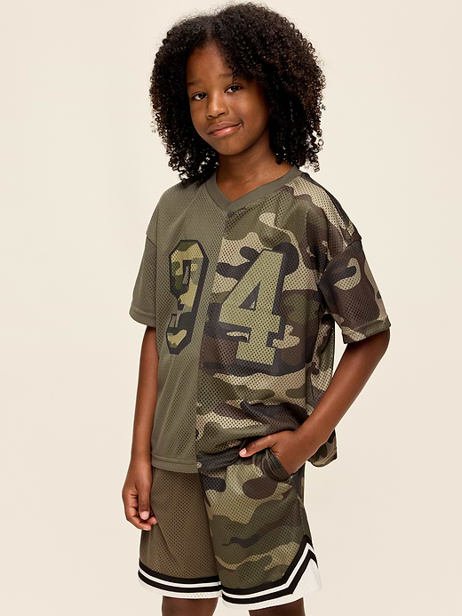 Old Navy Oversized Mesh Graphic T-Shirt for Boys — photo 1