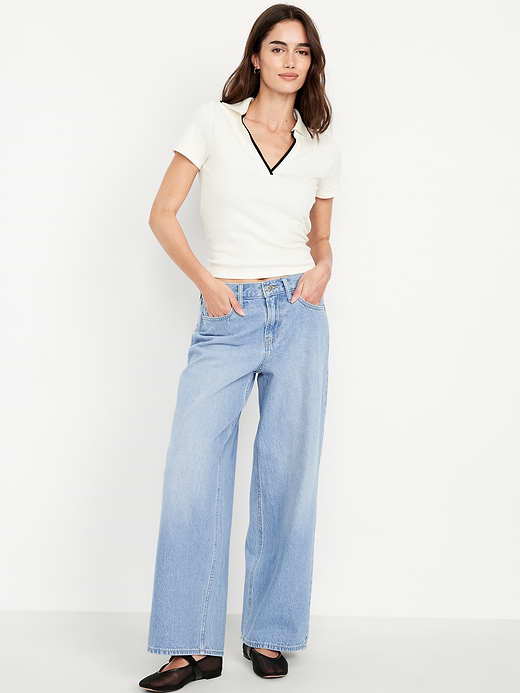 Old Navy Mid-Rise Wow Baggy Wide-Leg Jeans — photo 1