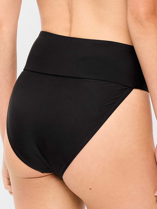 Old Navy High-Waisted Cinched Bikini Swim Bottoms — photo 3
