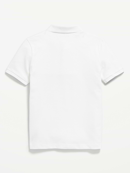 Old Navy School Uniform Pique Polo Shirt for Boys — photo 4