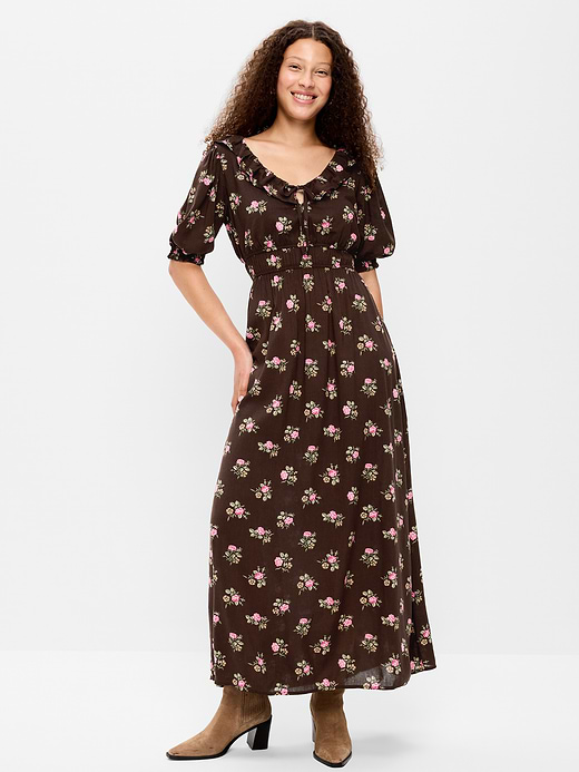 Old Navy Ruffle-Collar Boho Maxi Dress — photo 1