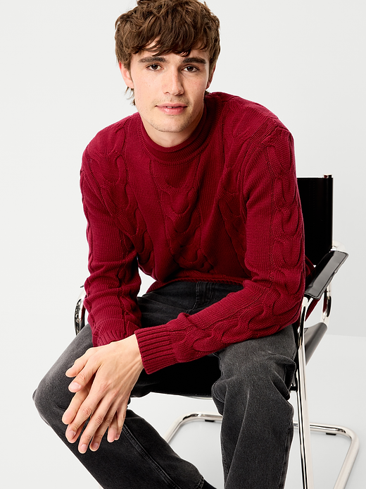 Old Navy Loose Cable-Knit Sweater — photo 4