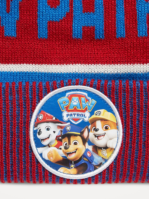 Old Navy Paw Patrol™ Unisex Pom Pom Beanie and Mittens Set for Toddler — photo 3