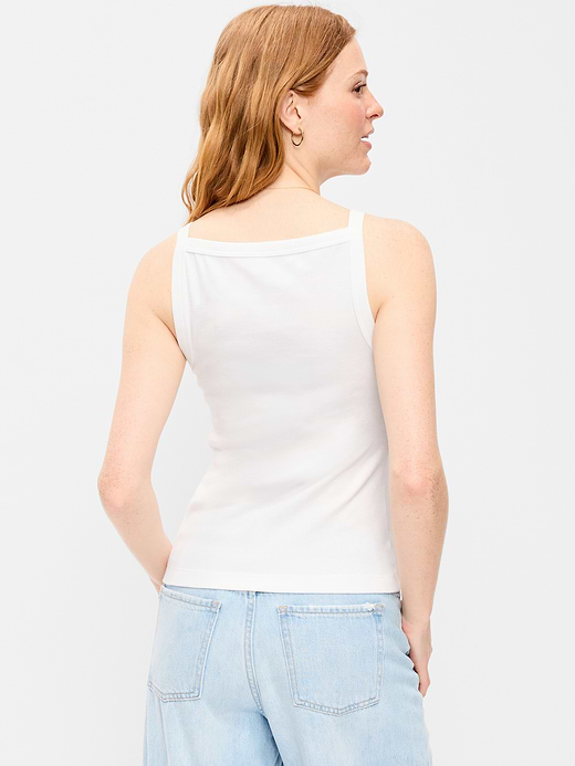 Old Navy Snug Apron-Neck Tank Top — photo 3