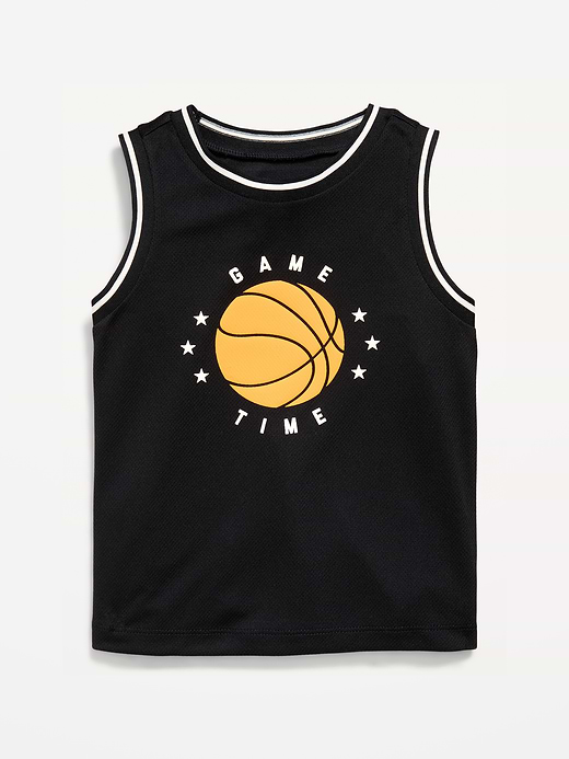 Old Navy Mesh Graphic Basketball Tank Top for Toddler Boys — photo 3