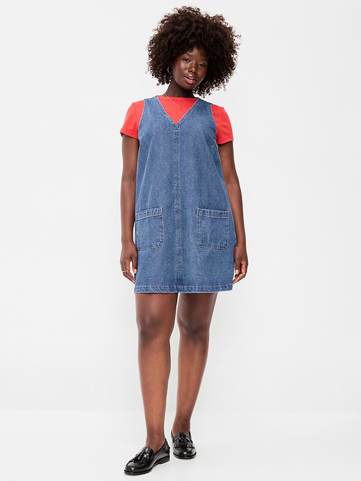 Old Navy Sleeveless Pinafore Mini Dress — photo 7
