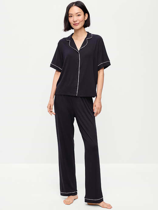 Old Navy Sunday Sleep Knit Jersey Pant Set — photo 1