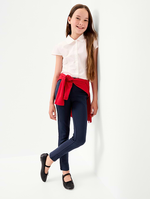 Old Navy School Uniform Ponte-Knit Jeggings for Girls — photo 4