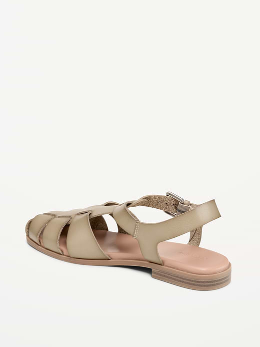 Old Navy Faux-Leather Fisherman Sandals — photo 6