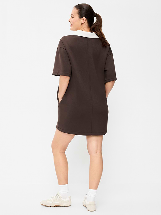 Old Navy Bounce Fleece Short-Sleeve Polo Dress — photo 5