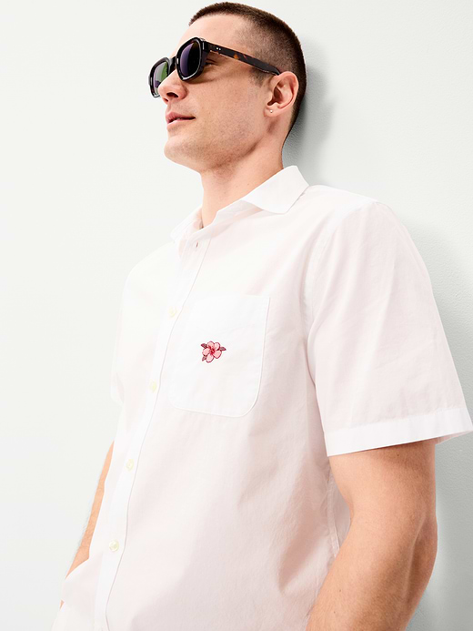 Old Navy Classic Fit Everyday Poplin Shirt — photo 4