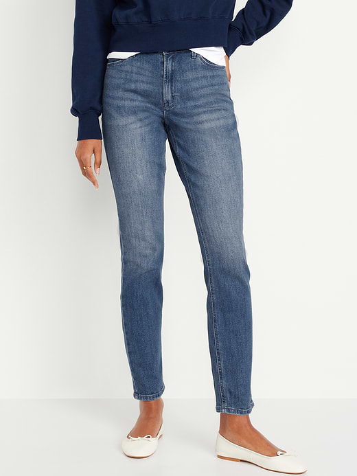 Old Navy High-Waisted Wow Straight Ankle Jeans — photo 3