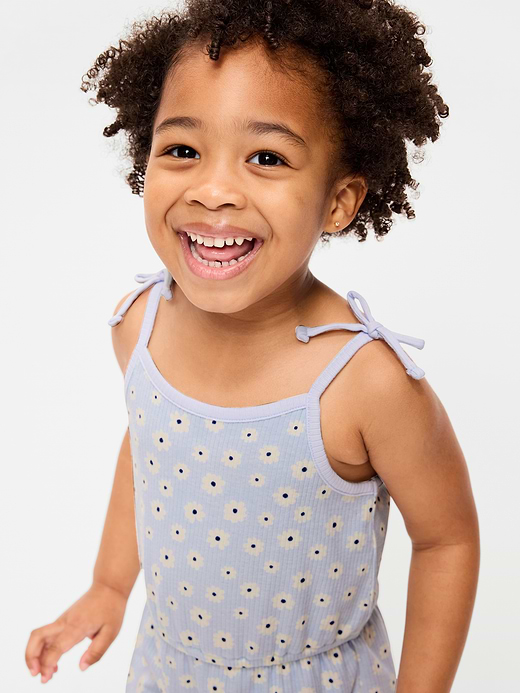 Old Navy Printed Sleeveless Tie-Bow Romper for Toddler Girls — photo 4