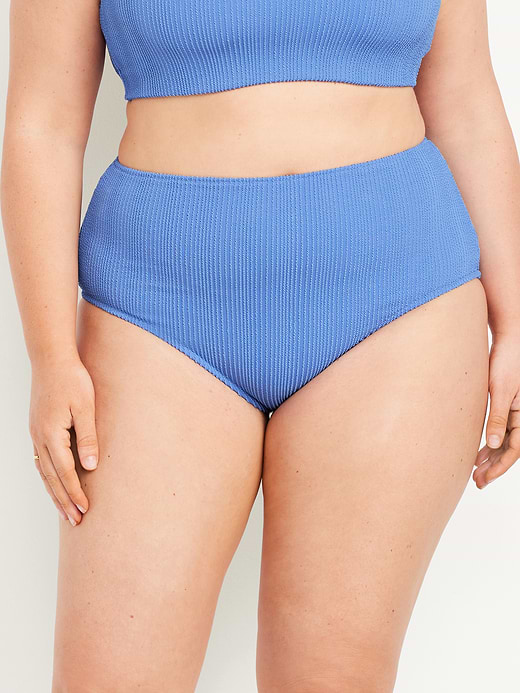 Old Navy High-Waisted Ribbed Bikini Swim Bottoms — photo 8